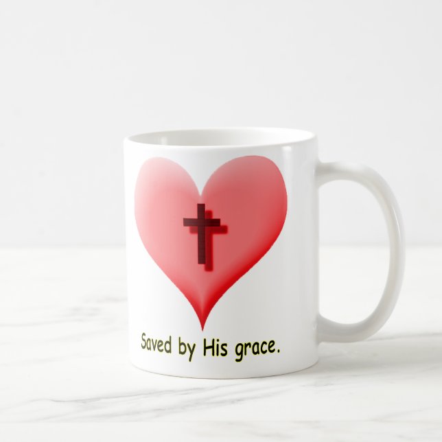 Saved by His Grace Coffee Mug (Right)