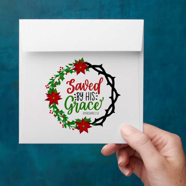 Saved by His Grace  Envelope (Hand)