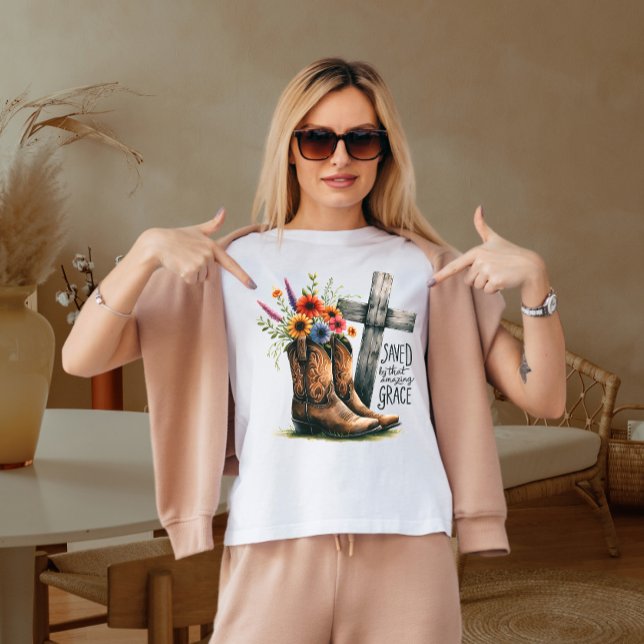 Saved by that amazing grace T-Shirt (Creator Uploaded)