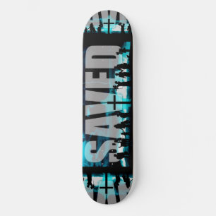Saved Christian Logo Skateboard deck skating board