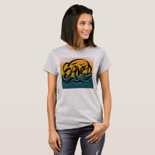 Saved Street Art Airbrush Style Urban T-Shirt