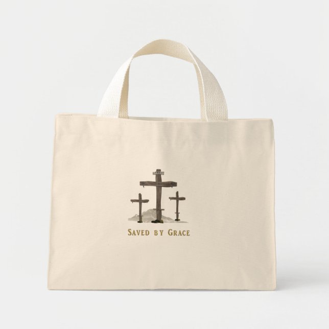 savedbygrace99 mini tote bag (Front)