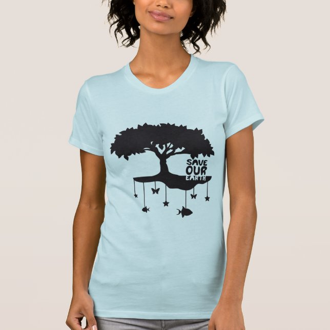 saveourearth T-Shirt (Front)