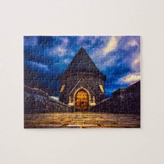 Saville Dam Connecticut Jigsaw Puzzle (Horizontal)