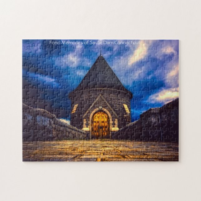 Saville Dam Connecticut. Jigsaw Puzzle (Horizontal)