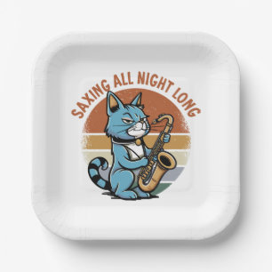 Saving All Night Long - For Saxophone players Paper Plate