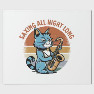 Saving All Night Long - For Saxophone players Wrapping Paper