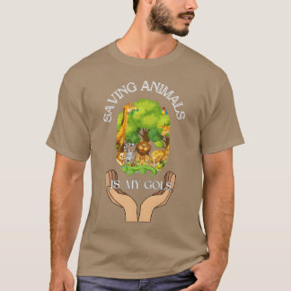 Saving animals friends T-Shirt