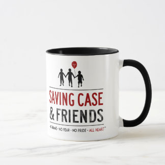 Saving Case & Friends logo mug