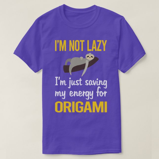 Saving Energy For Origami  T-Shirt (Design Front)