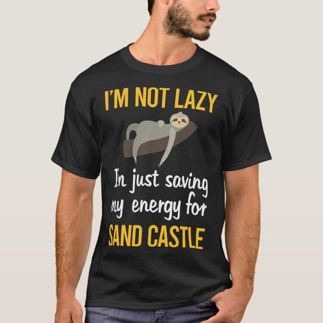 Saving Energy Sand Castle T-Shirt (Front)