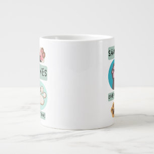Saving Lives One Paw At A Time – Vet Animal Design Large Coffee Mug