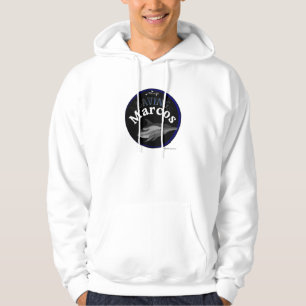 Saving Marcos the dolphin White Hoodie