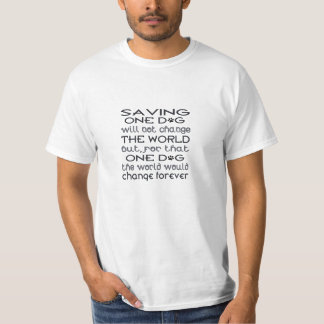 Saving One Dog Unisex Tee