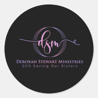 SAVING OUR SISTERS  CLASSIC ROUND STICKER