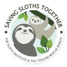 Saving Sloths Together Program | Logo Sticker