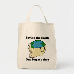 Saving the Earth totebag Tote Bag