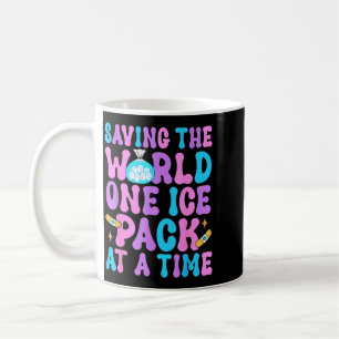 Saving The World One Ice Pack At Time Funny School Coffee Mug
