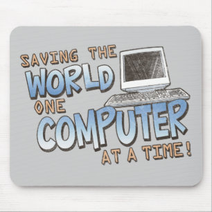 Saving theWorld Mouse Pad