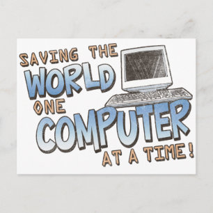 Saving theWorld Postcard