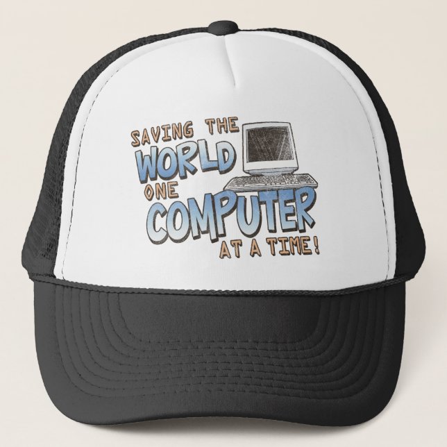 Saving theWorld Trucker Hat (Front)