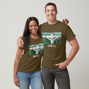 Saviour Christian John 3:16., Christmas- Easter T-Shirt