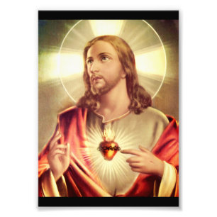 Saviour Eyes Raised Towards Heaven Photo Print