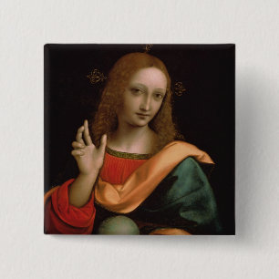 Saviour of the World 15 Cm Square Badge