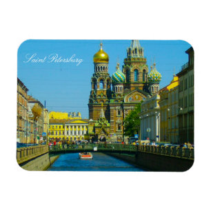 Saviour On Blood Church Saint Petersburg Magnet