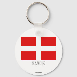 Savoie flag with name key ring