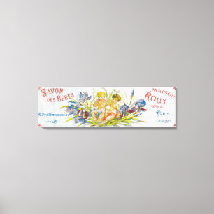 Savon Des Bebes Soap LabelParis, France Canvas Print