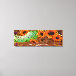 Savon Helianthis D Or Soap LabelParis, France Canvas Print