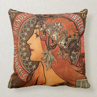Savonnerie De Bagnolet by Mucha Cushion
