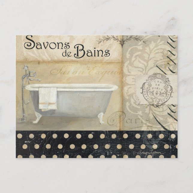 Savons de Bains Postcard (Front)