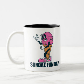 savor the flavor of the hot dogs Two-Tone coffee mug
