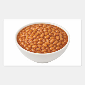 Savory Baked Beans in Rich Sauce Rectangular Sticker
