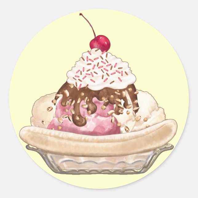 Savory Stickers - Ice Cream Sundae (Front)