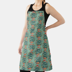 Savour the Simple Moments Boho Floral Quote Apron