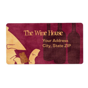 Savouring Wine Label