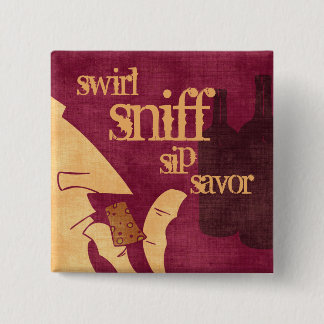 Savouring Wine Pin