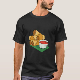 Savours the Cuteness of Lumpia Filipino Delight T-Shirt