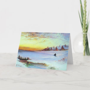 Savrason - Winter Landscape (thaw) Card