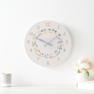 Savvy Nature Babies Acrylic Wall Clock