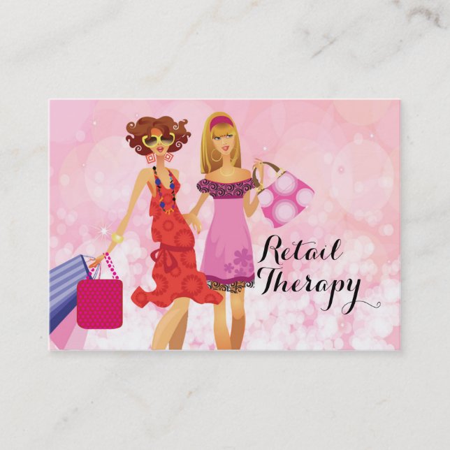 Savvy Shoppers Business Card (Front)