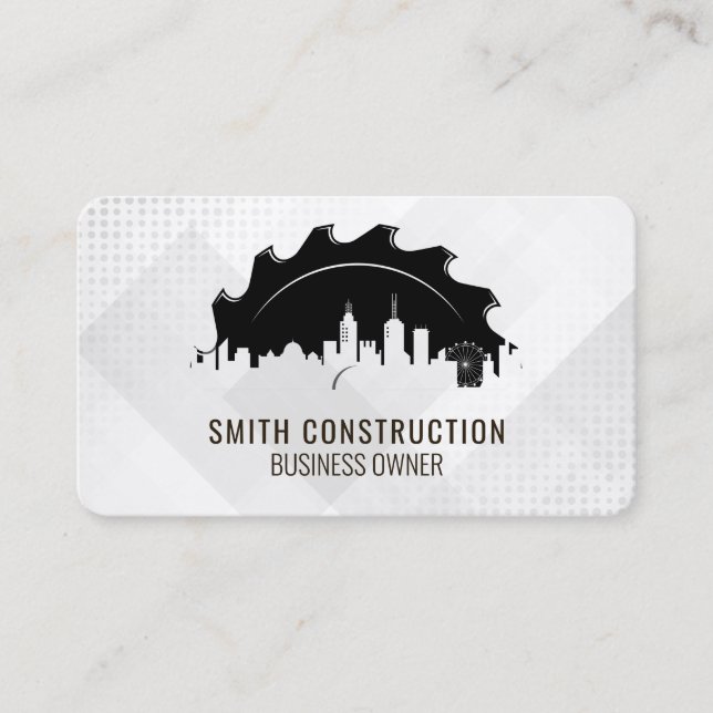 Saw | Builder Tools | Home Renovation | Property Business Card (Front)