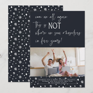 Saw Ourselves in Five Years   Merry Christmas Invitation