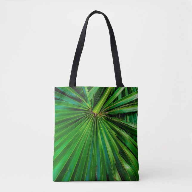 Saw Palmetto Fan Tote Bag (Front)