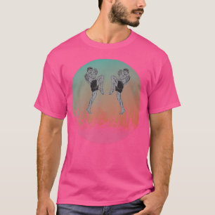Sawadee Thai Traditional Sak Yant Thai Twin Tiger T-Shirt