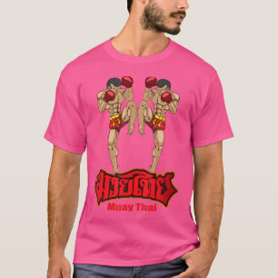 Sawadee Thai Traditional Sak Yant Thai Twin Tiger  T-Shirt
