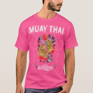 Sawadee Thai Traditional Sak Yant Thai Twin Tiger  T-Shirt
